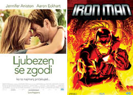 Ljubezen se zgodi in Iron Man